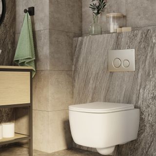 Клавиша смыва IDDIS Unisteel сталь UNS10S0i77