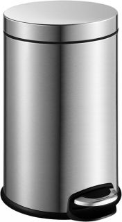 Ведро для мусора WELTWASSER WW ERFIE MT 12L ХРОМ МАТОВЫЙ