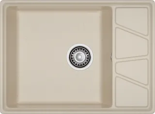 Мойка кухонная GranFest VERTEX V-680L кашемир
