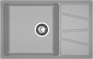 Мойка кухонная GranFest VERTEX V-780L серый