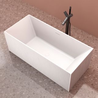 Ванна из искусственного камня ABBER Stein AS9602 170x75см белый