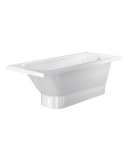 Ванна из искусственного камня Фэма Стиль Виктория на подиуме 160x70 см