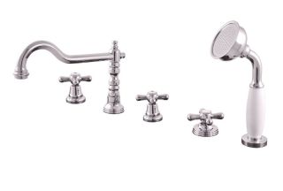 Смеситель на борт ванны Rav Slezak Morava retro MK164.5P хром