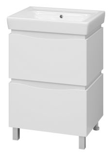 Напольная тумба под раковину Misty Венера 60см белый