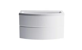 Тумба с раковиной Astra-Form Венеция 2.0 03100002+04010019 100 см белый  матовый