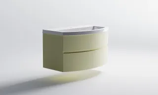 Тумба с раковиной Astra-Form Венеция 2.0 03100004ral1013+04010022 80 см бежевый матовый