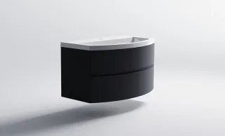 Тумба с раковиной Astra-Form Венеция 2.0 03100002ral7024+04010019 100 см тёмно-серый матовый