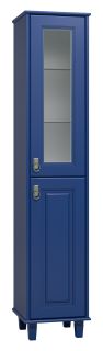 Напольный шкаф - пенал Misty Версаль 35см правый синий