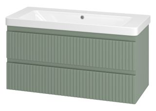 Подвесная тумба под раковину Brevita Victory VIC-09105-0802Я 105см зелёный