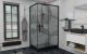 Душевой уголок AvaCan FB 120-140 + SB 100 чёрный