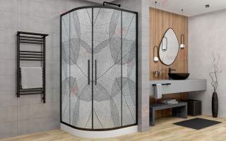 Душевой уголок AvaCan HB 100 MT 100x100 см чёрный