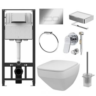 AM.PM INSPIRE 2.0 Комплект унитаз с инсталляцией  CK50GD + набор аксессуаров