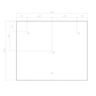 147 Зеркало Quadro Comfort 1200