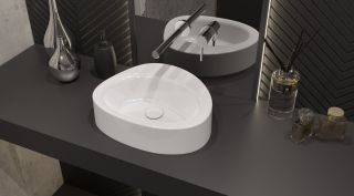 Раковина Whitecross Moonstone B 0728.040035.100 40см белый глянец