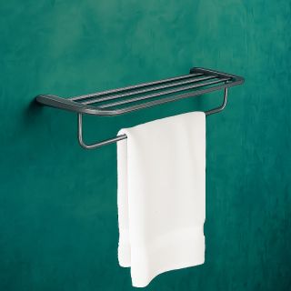 Полка для полотенец Knotlor  TR103GM, оружейная сталь