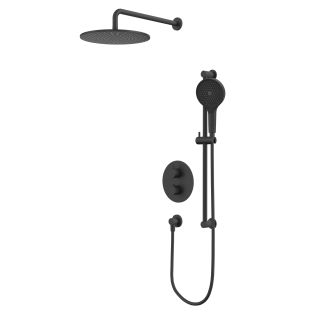 Душевой комплект термостатический WHITECROSS Y YSET09TOPBL чёрный матовый