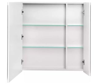 Зеркальный шкаф Акватон Нортон 80см белый 1A249202NT010