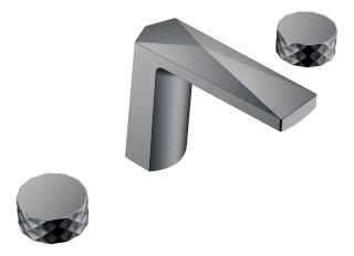 Смеситель для раковины Boheme Venturo 150-SGM-DIAMOND антрацит глянец