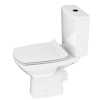 Унитаз Cersanit Carina New Clean On S-KO-CAR011-3/5-COn-S-DL-w SLIM с микролифтом