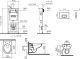 Унитаз с инсталляцией VitrA Normus 9773B003-7203