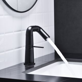 Смеситель для раковины Haiba HB10813-7 чёрный матовый