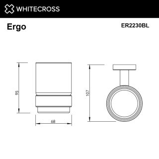 Стакан подвесной WHITECROSS Ergo ER2230CR хром
