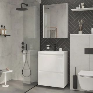 Тумба под раковину подвесная Velvex Klaufs tp.KLA.COM.60.2Y, 60 см