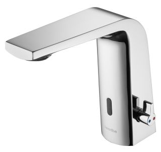 Сенсорный смеситель для раковины Swedbe Europe 6020 с ручной регулировкой температуры воды хром